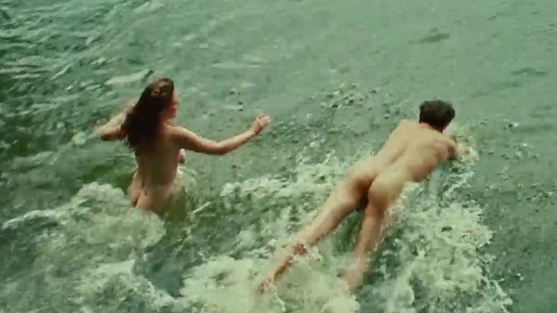 Valentin Postlmayr Nude as Oskar Kokoschka. Butt, Shirtless, lake, nude. 190430