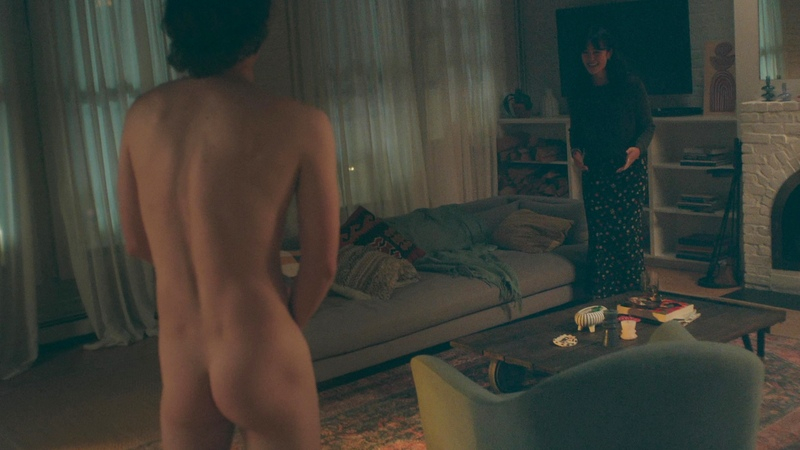 Thomas Mann Naked as Ethan Collins. Butt, back dimples, bare back. 190659