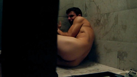 Francisco "Frank" from Bettas Naked. Butt, fetal position, nude. 190781
