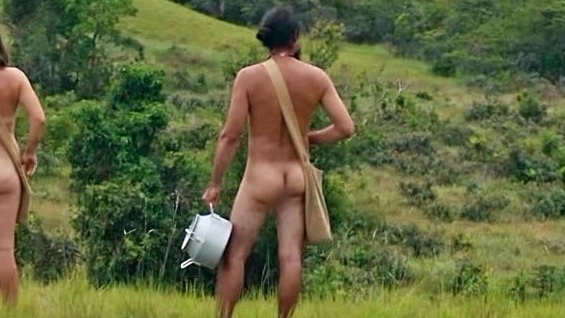 Nathan Martinez Naked in Naked and Afraid XL. Butt, man bun, naked. 190849