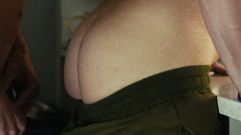 Danny from Danny Will Die Alone Naked. Butt, Gay, close up, counter. 200705