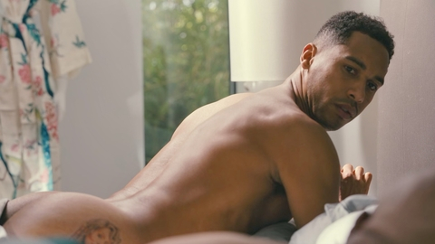 Elliot Knight Nude as Davide. Butt, Shirtless, lying on stomach, nude. 191144