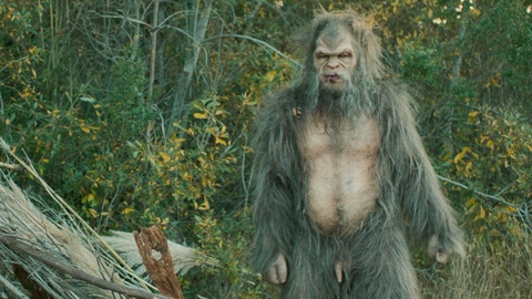 Nudes of The Alpha from Sasquatch Sunset. Penis, Prosthetic, bigfoot, forest. 191262