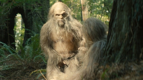 Nathan Zellner Nude as The Alpha. Penis, Prosthetic, bigfoot, forest. 191258