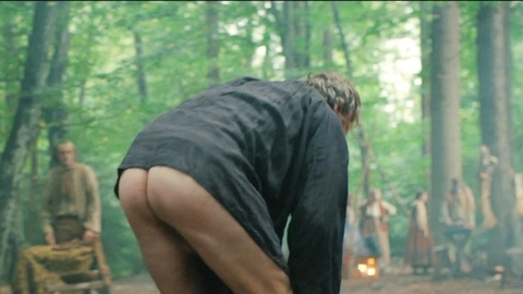 Magnus Krepper Naked as Hector. Butt, bent over, nude. 191283