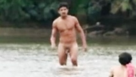 Beto Frágola Nude as Malevo. Balls, Penis, Shirtless, full frontal, long shot. 191402