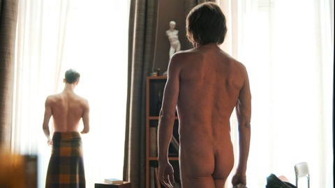 Arnaud Valois Naked in Becoming Karl Lagerfeld. Butt, Gay, Shirtless, brown hair, daytime. 191485