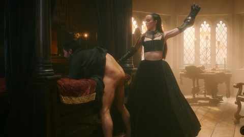 Dominic Cooper Nude in My Lady Jane. Butt, bedroom, bending over. 191806