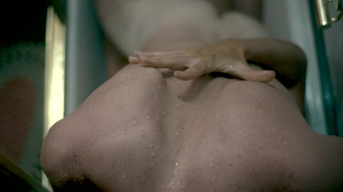 Vico D'Alessandro Nude as Federico Robles. Butt, close up, shower. 192248