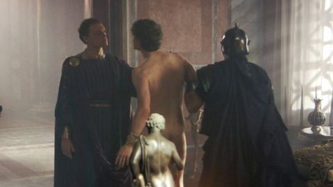 Alessandro Bedetti Nude in Those About to Die. Butt, Shirtless, caught in the act, nude. 192238