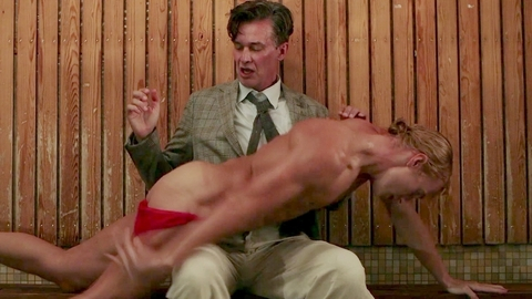 Christian Arnold in The Schoolmaster Games (2022) Bathing Suit Butt Shirtless Bathing Suit Butt 192715