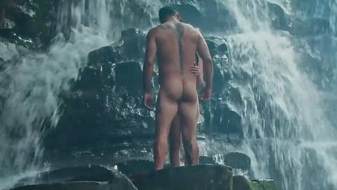 Sid Lucero Nude as Francis. Butt, nude, water fall. 192800
