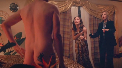 Jordan Mooney Nude in Madam. Butt, Shirtless, nude, tattoo. 193048