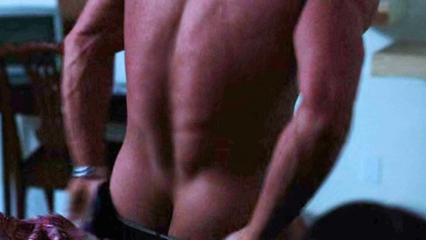 Brock Yurich Naked in Fit for Murder. Butt, getting out of bed, muscular. 193093