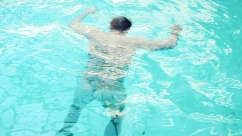 Billy Magnussen Nude as Jay Horton. Butt, Shirtless, floating in pool, muscular. 193196