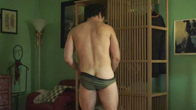 Evan Marquez from English Teacher Naked. Butt, Shirtless, Underwear, getting out of bed, nude. 193445