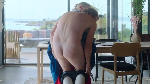 Oddgeir Thune Nude in Billionaire Island. Butt, Shirtless, nude, pants down. 193384