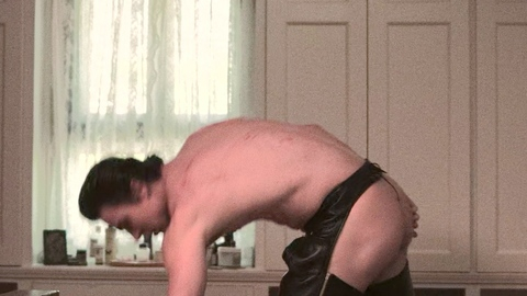 Nicholas Alexander Chavez Naked as Father Charlie Mayhew. Butt, Sexy, Shirtless, assless chaps, bedroom. 193665