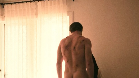 Father Charlie Mayhew from Grotesquerie Naked. Butt, Straight, barefoot, brown hair. 193811