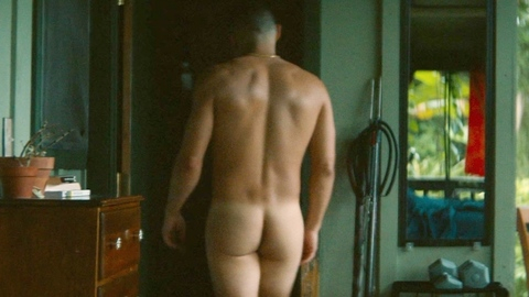 Brandon Finn Naked in Three Women. Butt, Shirtless, getting out of bed, muscular. 193873