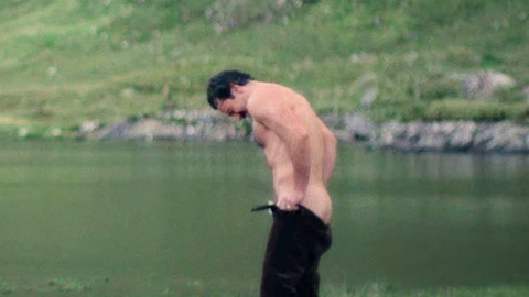 Aidan Turner Nude in Rivals. Butt, Shirtless, chest hair, getting dressed. 201940