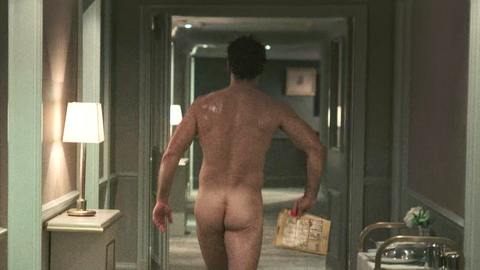 Aidan Turner Naked as Declan O'Hara. Butt, hallway, nude. 201747