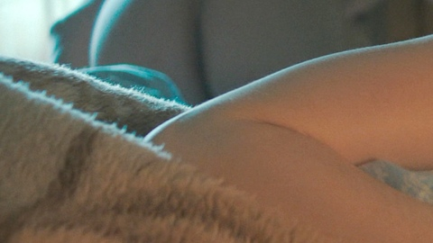 Nudes of Peter Harper from The Last Night at Tremore Beach. Butt, bent over, getting out of bed. 194358