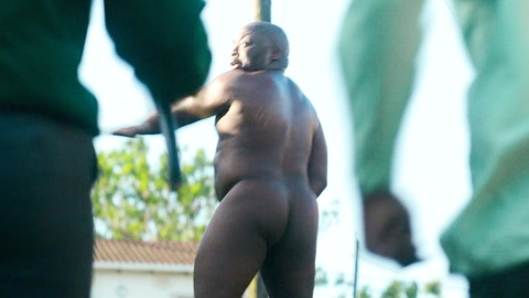 Themba from Umjolo: The Gone Girl Naked. Butt, Shirtless, african, bald. 194495