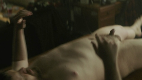 David Webb Nude as Rodney. Balls, Penis, Shirtless, laying down, nude. 194570