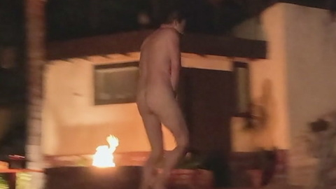 Mark Duplass Nude as Peachfuzz. Butt, fire pit, night. 199796