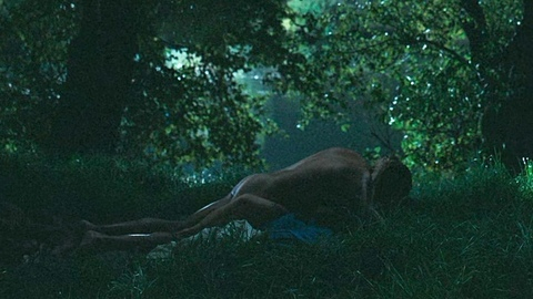 Carlos Orozco Nude as José. Butt, grass, man on top. 194702