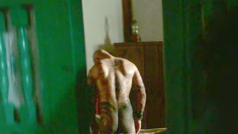 Nudes of José Arcadio from One Hundred Years of Solitude. Butt, Underwear, bald, nude. 194844