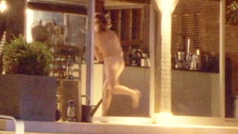 Alix Gavoille Nude as Sam. Butt, Shirtless, barefoot, brown hair. 194888