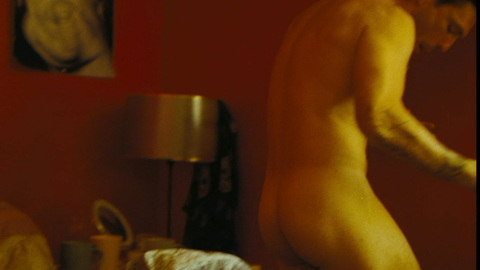 Skate from Bird Naked. Butt, Shirtless, nude, red room. 194921