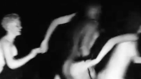 El Mehdi Largo Nude as N/A. Butt, black and white, forest. 194954