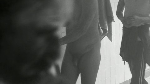 Nudes of Patrick from The Head. Penis, b&w, bathroom. 195000