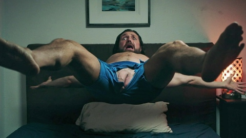 Nudes of Charlie from Two Witches. Balls, Penis, Shirtless, Underwear, beard, floating. 195012