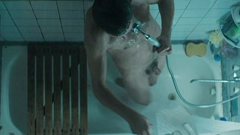Semen Serzin Nude in Petrov's Flu. Penis, Shirtless, nude, shower. 195112