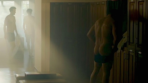 Claudio de la Torre Naked in Fake Profile. Butt, back dimples, bare back. 195061