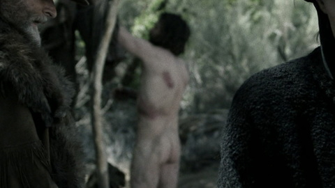 Taylor Kitsch Nude as Isaac. Butt, Shirtless, background, bruises. 195032