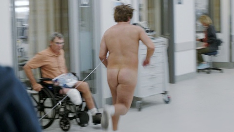 Holden Morse Naked as Naked Running Man. Butt, hospital, nude. 195123