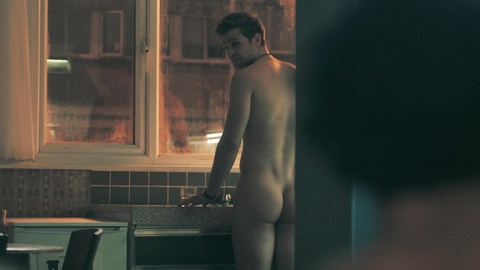 Edward Brooks from Prime Target Naked. Butt, butt dimples, kitchen. 195347