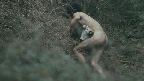 Malte Gårdinger Naked in The Ugly Stepsister. Butt, nude, outdoors. 196579