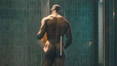Sterling K. Brown Naked as Xavier Collins. Butt, Shirtless, Straight, bathroom, couples shower. 195327
