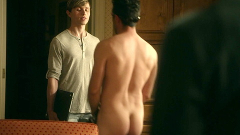 Michael Dumas Naked in All Kinds of Love. Butt, back towards camera, living room. 195481