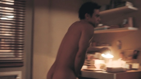 Nudes of Victor from Benefits with Friends. Butt, bedroom, getting out of bed. 195492