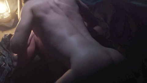 Demi from Siberia and Him Naked. Butt, Gay, in tent, man on top. 195965