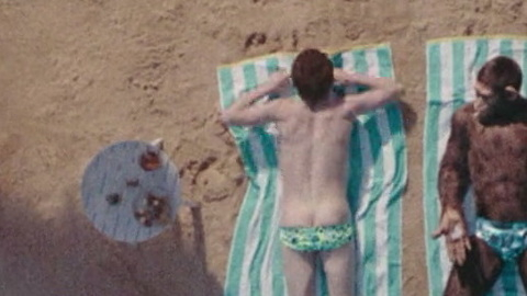 Tom Budge in Better Man (2024) Bathing Suit Butt Bathing Suit Beach 196057