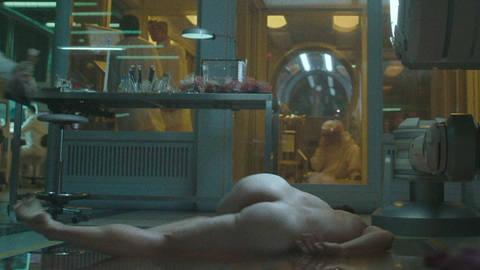 Robert Pattinson Naked as Mickey Barnes. Butt, face down, floor. 196155
