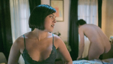 Devon Bostick Naked in The Studio. Butt, bending over, nude. 196250